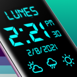 Screenshot 1 SmartClock - LED Digital Clock android