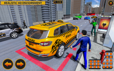 Captura de Pantalla 2 Crazy Taxi Driving Games: Modern Taxi 2020 android