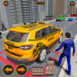 Captura de Pantalla 1 Crazy Taxi Driving Games: Modern Taxi 2020 android