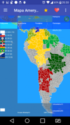 Captura de Pantalla 3 Mapa Ameryki Południowej android