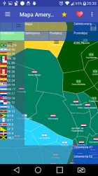 Captura de Pantalla 5 Mapa Ameryki Południowej android