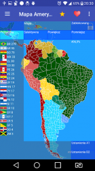 Captura de Pantalla 4 Mapa Ameryki Południowej android