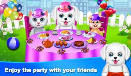 Captura de Pantalla 5 Puppy Tea Party Game android