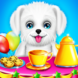 Captura 1 Puppy Tea Party Game android