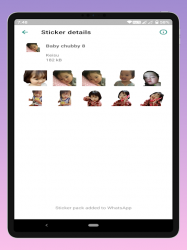 Screenshot 13 Baby Sticker WAStickers android