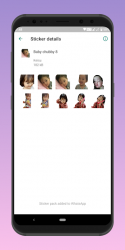 Screenshot 8 Baby Sticker WAStickers android