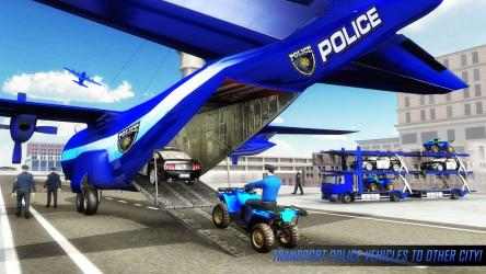 Imágen 13 US Police ATV Quad Bike Plane Transport Game android