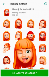 Screenshot 8 Stickers Memoji for Android WhatsApp WAStickerApps android