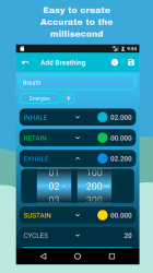 Captura de Pantalla 3 BHB: Breathing exercises, Wim Hof, Apnea training android