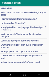 Screenshot 3 Vatanga qaytish android