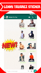Captura de Pantalla 3 Lenny Tavarez Stickers for Whatsapp & Signal android