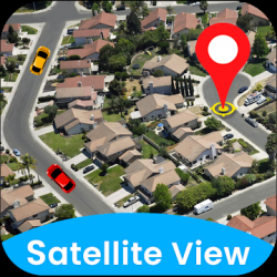 Captura de Pantalla 1 GPS Vivir Satélite Vista Mapa android