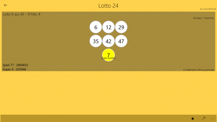 Screenshot 2 Lotto 24 windows
