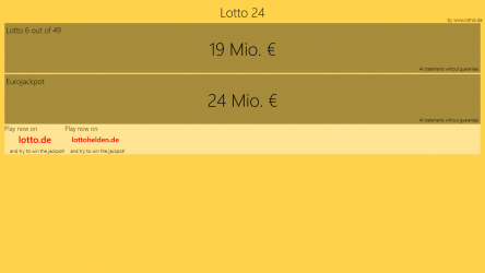 Screenshot 1 Lotto 24 windows
