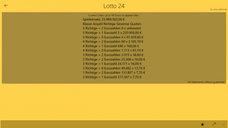 Screenshot 3 Lotto 24 windows
