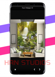 Imágen 4 Fondo de pantalla en una pared 3D para el hogar android