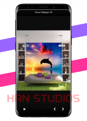Captura de Pantalla 5 Fondo de pantalla en una pared 3D para el hogar android