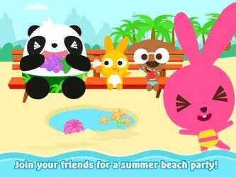 Screenshot 13 Purple Pink Summer Beach-Kids Party Education App android