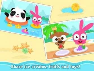 Captura 11 Purple Pink Summer Beach-Kids Party Education App android
