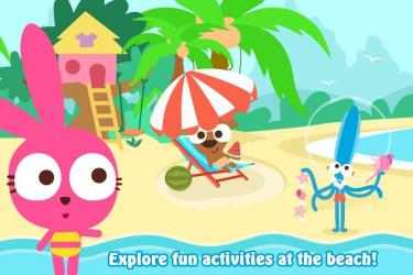 Imágen 5 Purple Pink Summer Beach-Kids Party Education App android