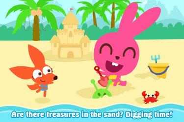 Screenshot 2 Purple Pink Summer Beach-Kids Party Education App android