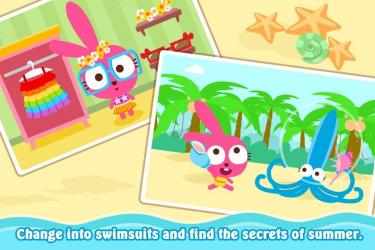 Captura 6 Purple Pink Summer Beach-Kids Party Education App android