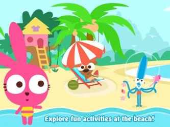Screenshot 14 Purple Pink Summer Beach-Kids Party Education App android
