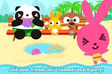 Screenshot 3 Purple Pink Summer Beach-Kids Party Education App android
