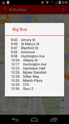 Screenshot 4 BU Bus Tracker android