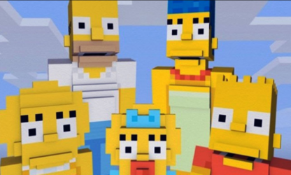 Capture 8 Bart en MCPE Mapa de los Simpson para Minecraft PE android