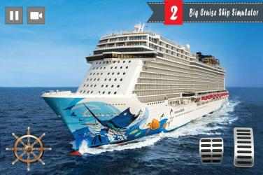 Captura de Pantalla 3 Cruise Ship Driving Simulator - Ship Games 2021 android