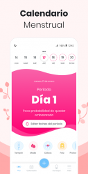 Screenshot 2 Calendario Menstrual Mia: Ovulacion Dias Fertiles android