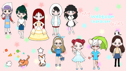 Screenshot 2 K-pop Webtoon Character Girls android