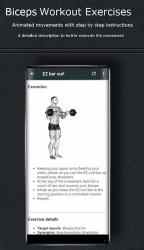Screenshot 4 Los ejercicios de entrenamiento de bíceps android
