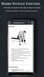 Screenshot 5 Los ejercicios de entrenamiento de bíceps android