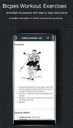 Screenshot 6 Los ejercicios de entrenamiento de bíceps android