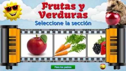 Screenshot 1 Frutas y Verduras para Niños, juegos educativos windows