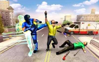 Captura de Pantalla 13 Invisible Ninja Rope Hero Game:City Rescue Mission android