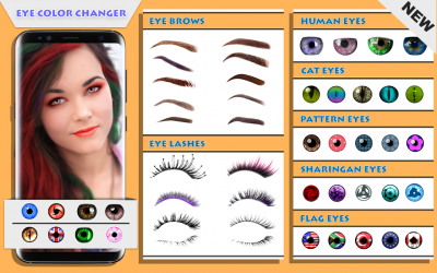Screenshot 9 Eye Color Changer 2020 - Foto de lente de ojos android