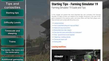 Capture 9 Farming Simulator 19 Guide App windows
