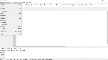 Screenshot 2 Geany IDE - C, CPP and JAVA windows