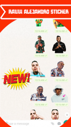 Screenshot 3 Rauw Alejandro Stickers for Whatsapp & Signal android