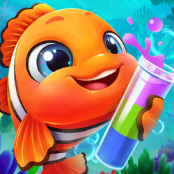 Screenshot 1 Water Sort - Fishes Color Sort android