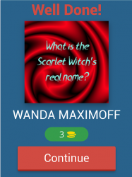 Screenshot 10 WandaVision Trivia Questions android