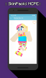 Screenshot 7 1000+ SkinPacks Barbie for Minecraft android