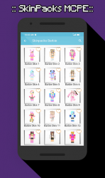 Captura 11 1000+ SkinPacks Barbie for Minecraft android