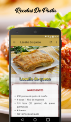 Screenshot 5 Recetas de Pasta android