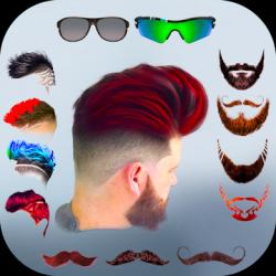 Screenshot 1 Hairy - Men Hairstyles Beard & Boys Photo Editor android