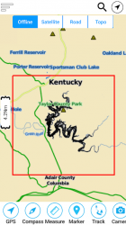 Captura 9 Green River Lake - Kentucky Offline Fishing Charts android