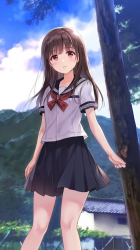 Captura 14 Cute Anime Girls fondo de pantalla HD android